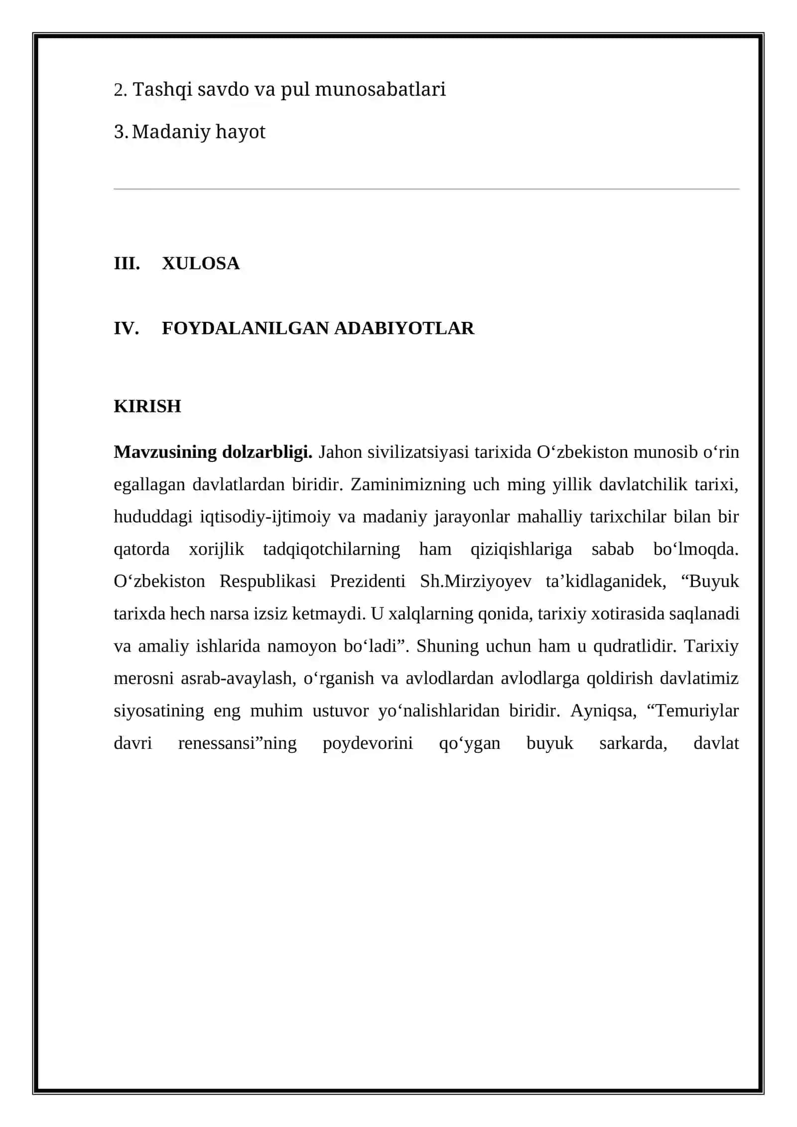 Temuriylar saltanati tarixi manbalarini oʻrganish 2