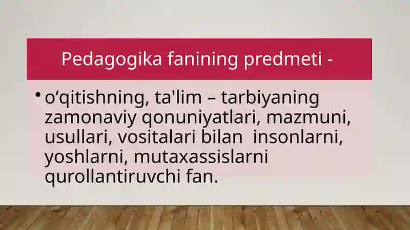 Pedagogika fanining ilmiy tadqiqot metodlari 2