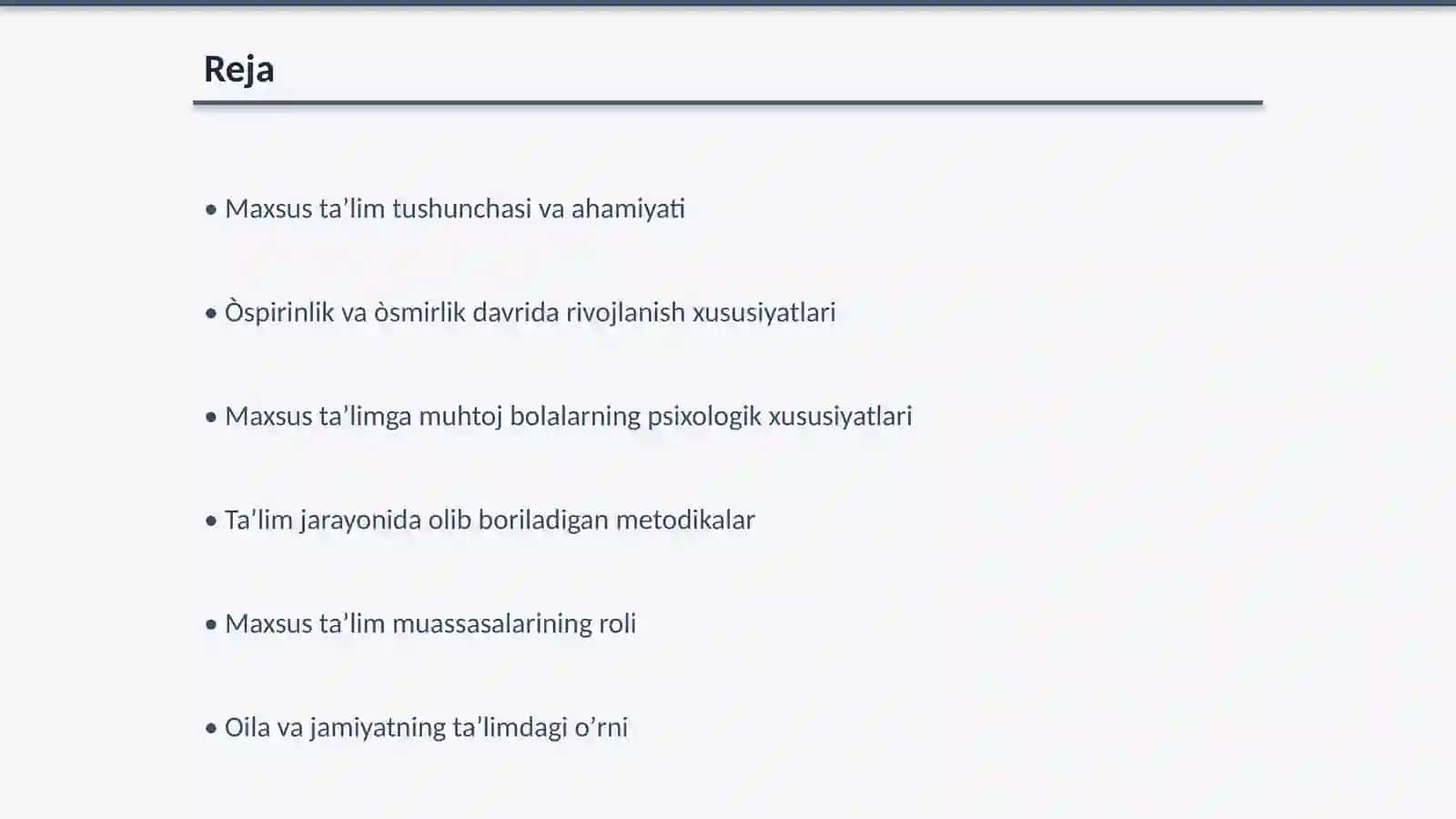 Maxsus taʼlim tushunchasi va ahamiyati 2