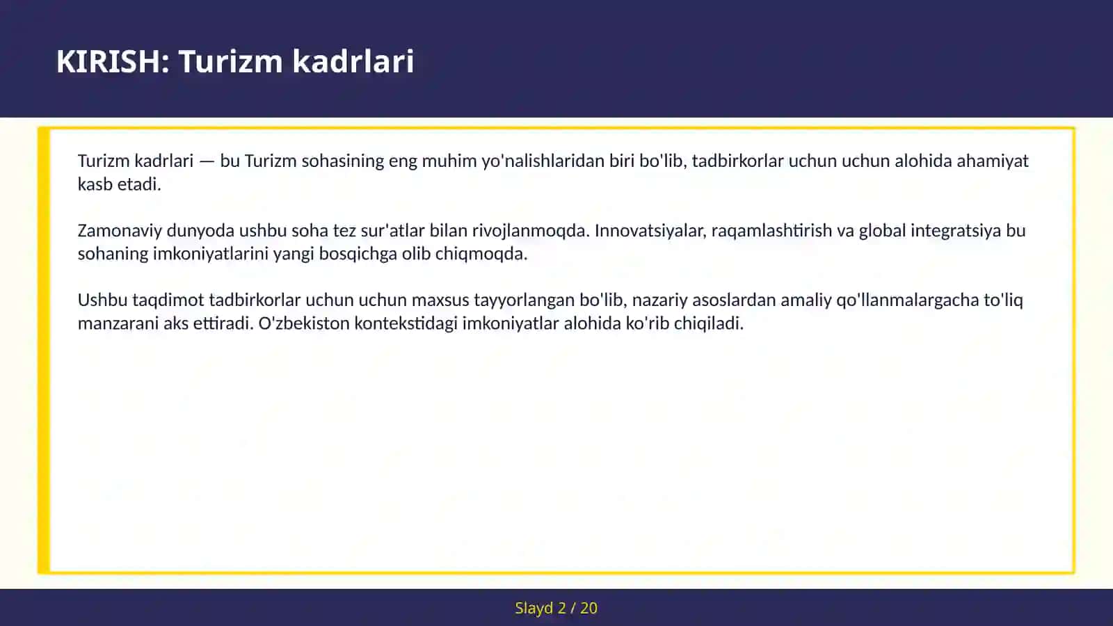 Turizm kadrlari 2
