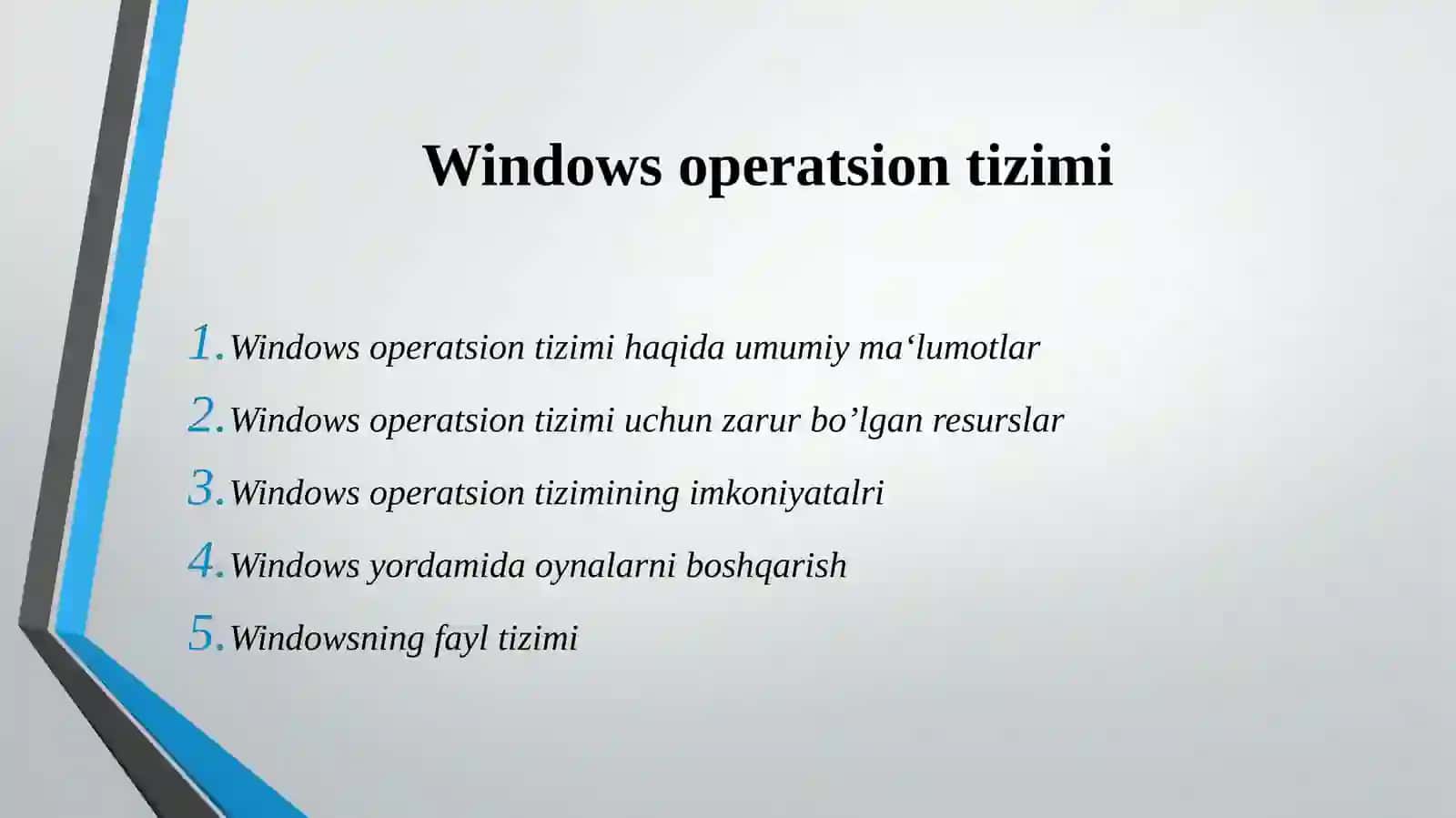 Windowsoperatsiontizimi 2