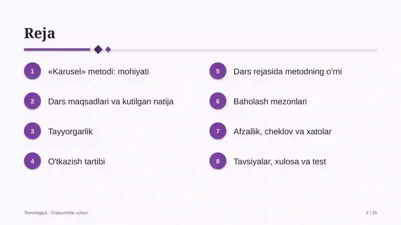 texnologiya darslarida karusel metodidan foydalanish 5994 2