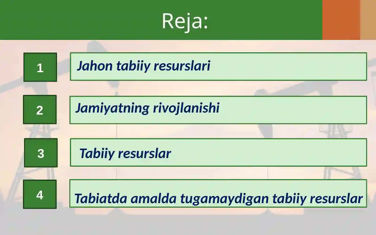 Jahon tabiiy resurslari 2