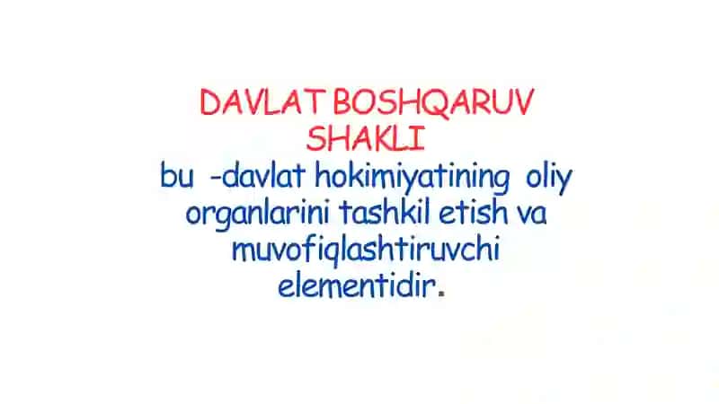 Davlat Shakllari 2