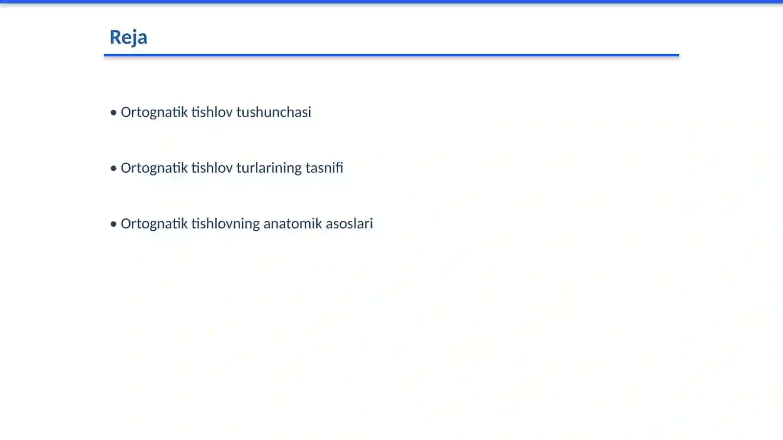Ortognatik tishlov turlari 2