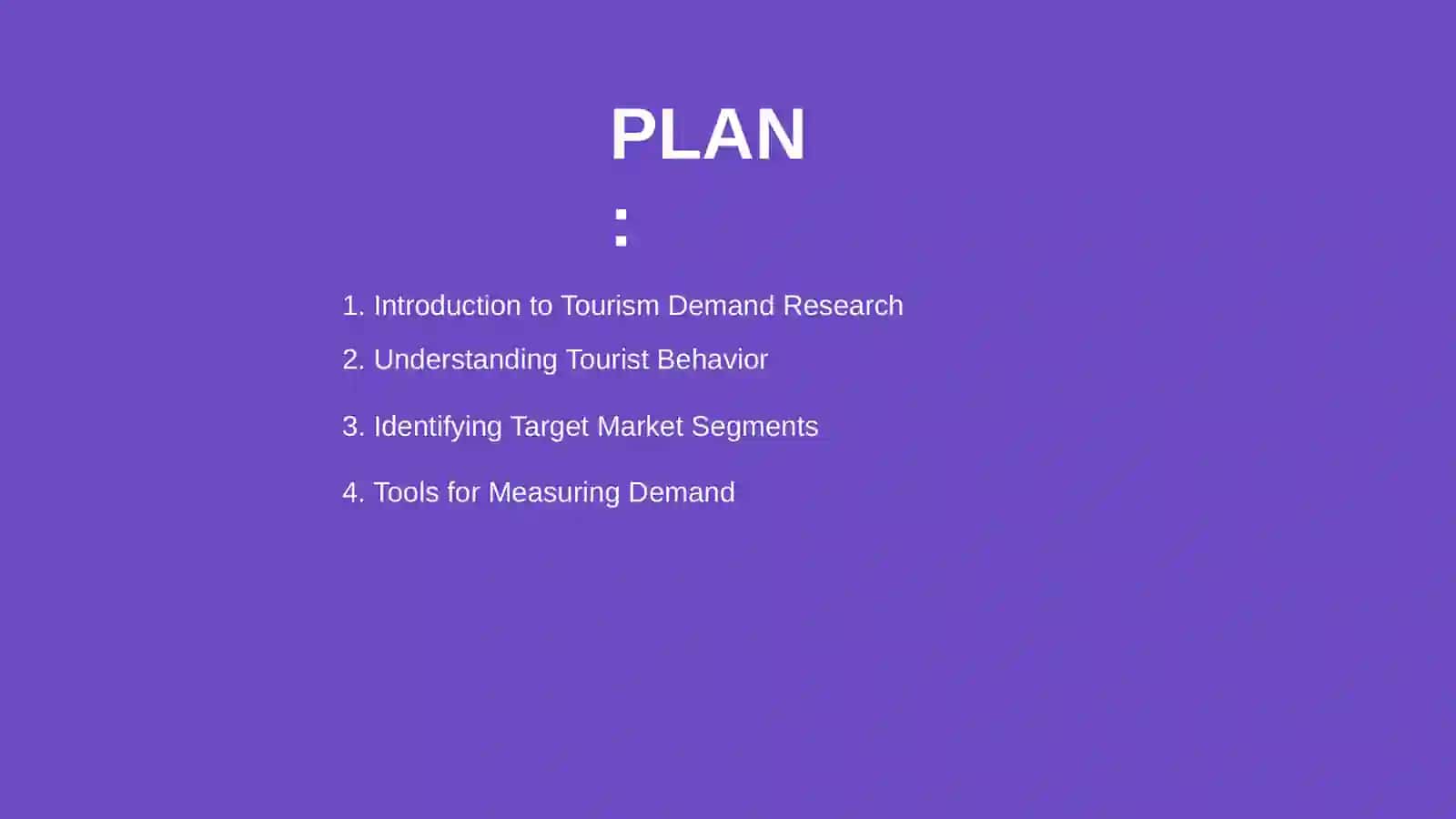 Tourism Demand Research 2