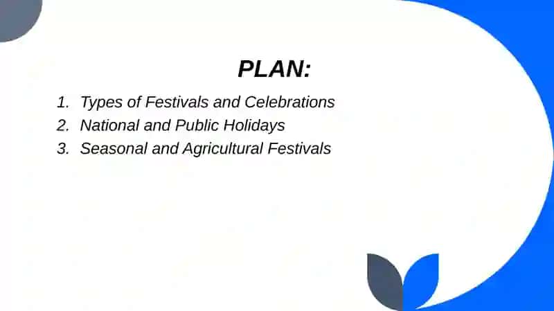 Festivals and celebrations 2