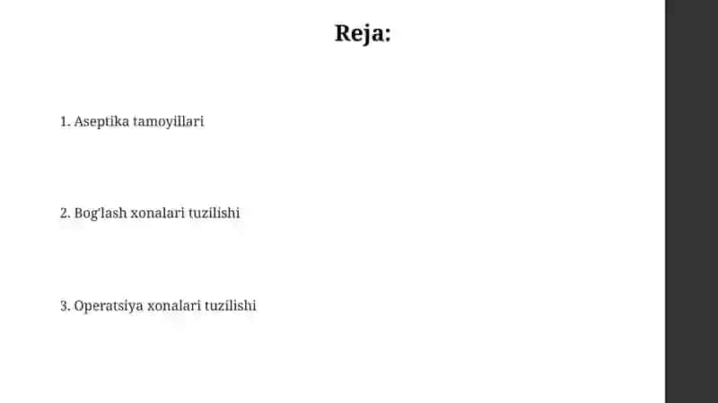 Aseptikaasoslari.Boglovvaoperatsiyaxonalarinituzulishi 2