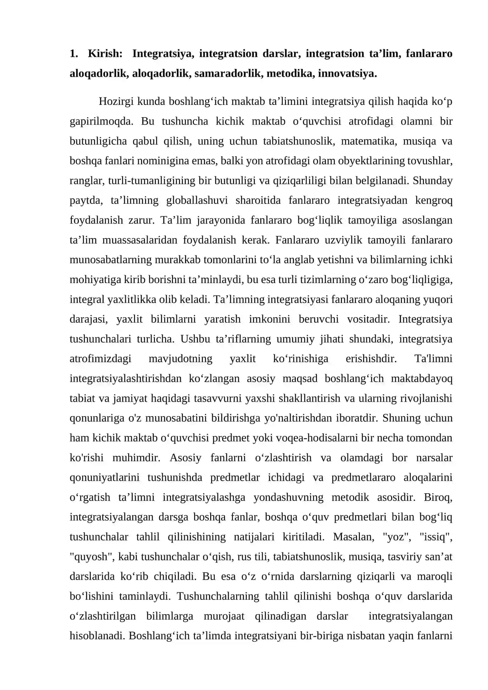 Boshlang’ich sinflarda matematika va tasviriy san’at darslarining integratsiyasi 2