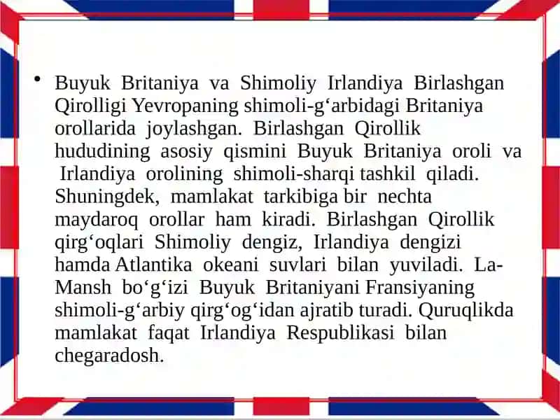 Buyuk Britaniya va Shimoliy Irlandiya Birlashgan Qirolligi 2