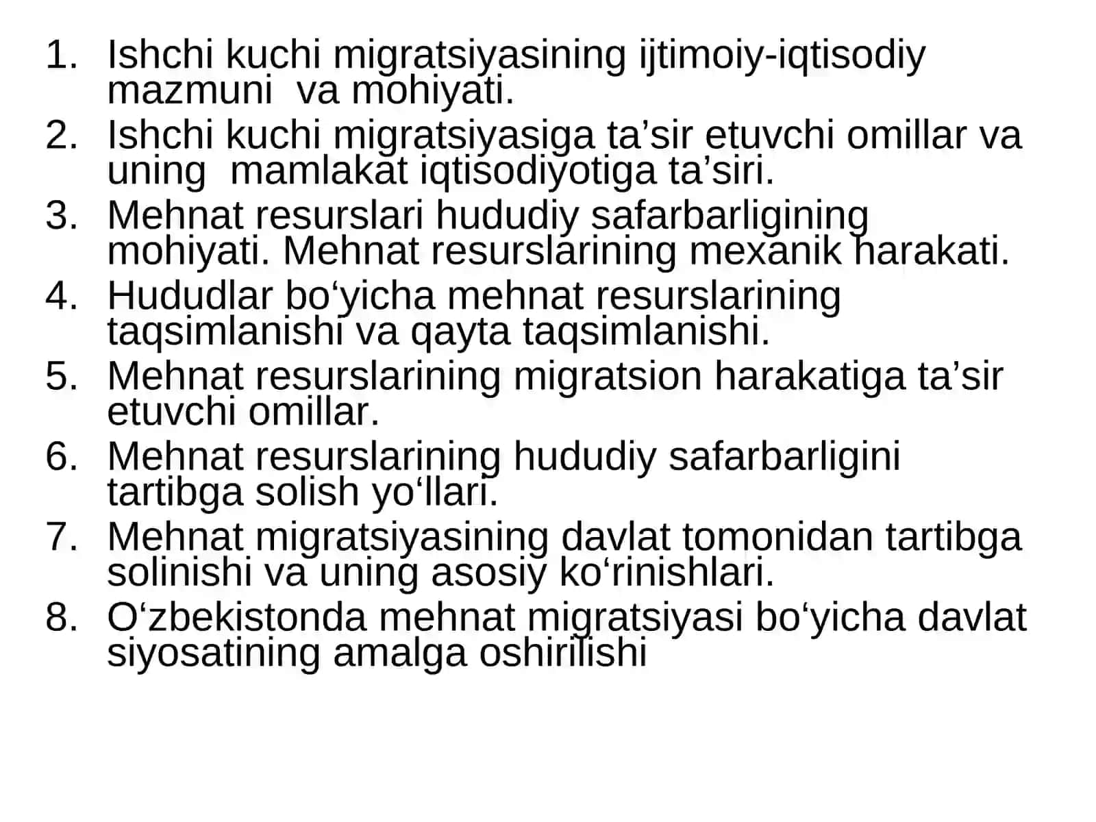 Ishchi kuchi migratsiyasi va uning mehnat bozoriga ta’siri 2
