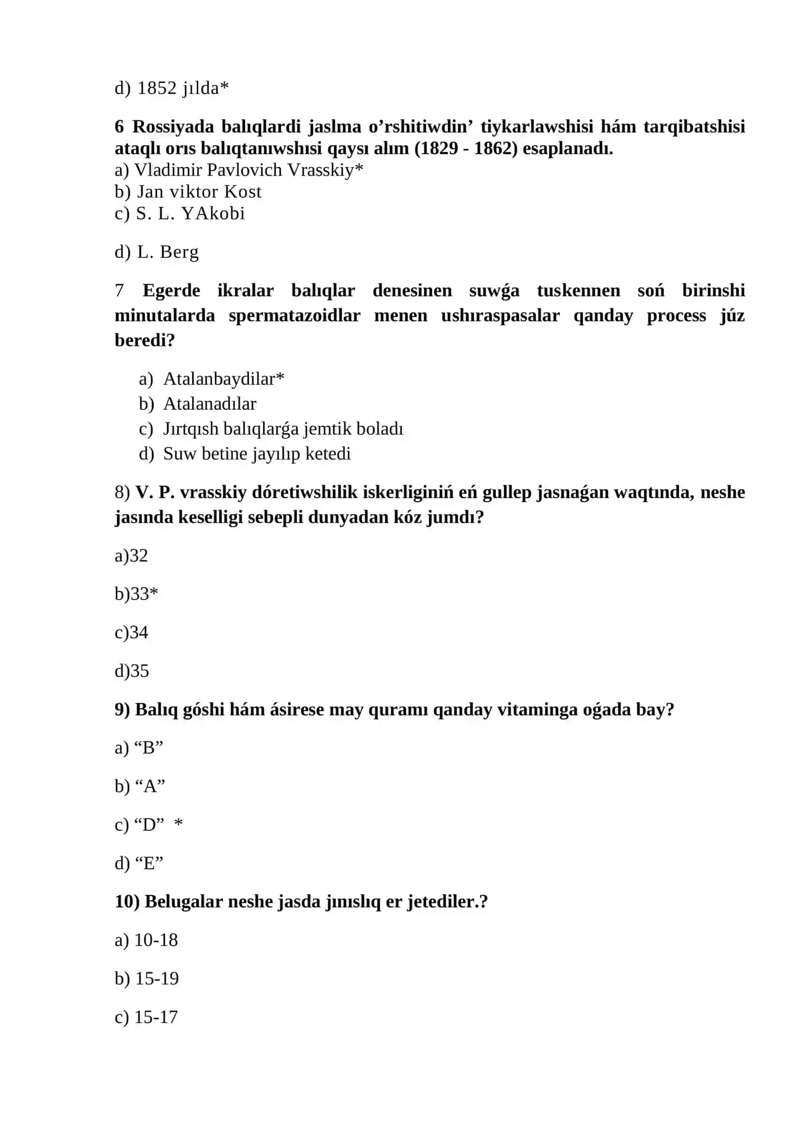 Rossiyada balıqlardi jaslma o’rshitiwdin’ tiykarlawshisi hám tarqibatshis 2