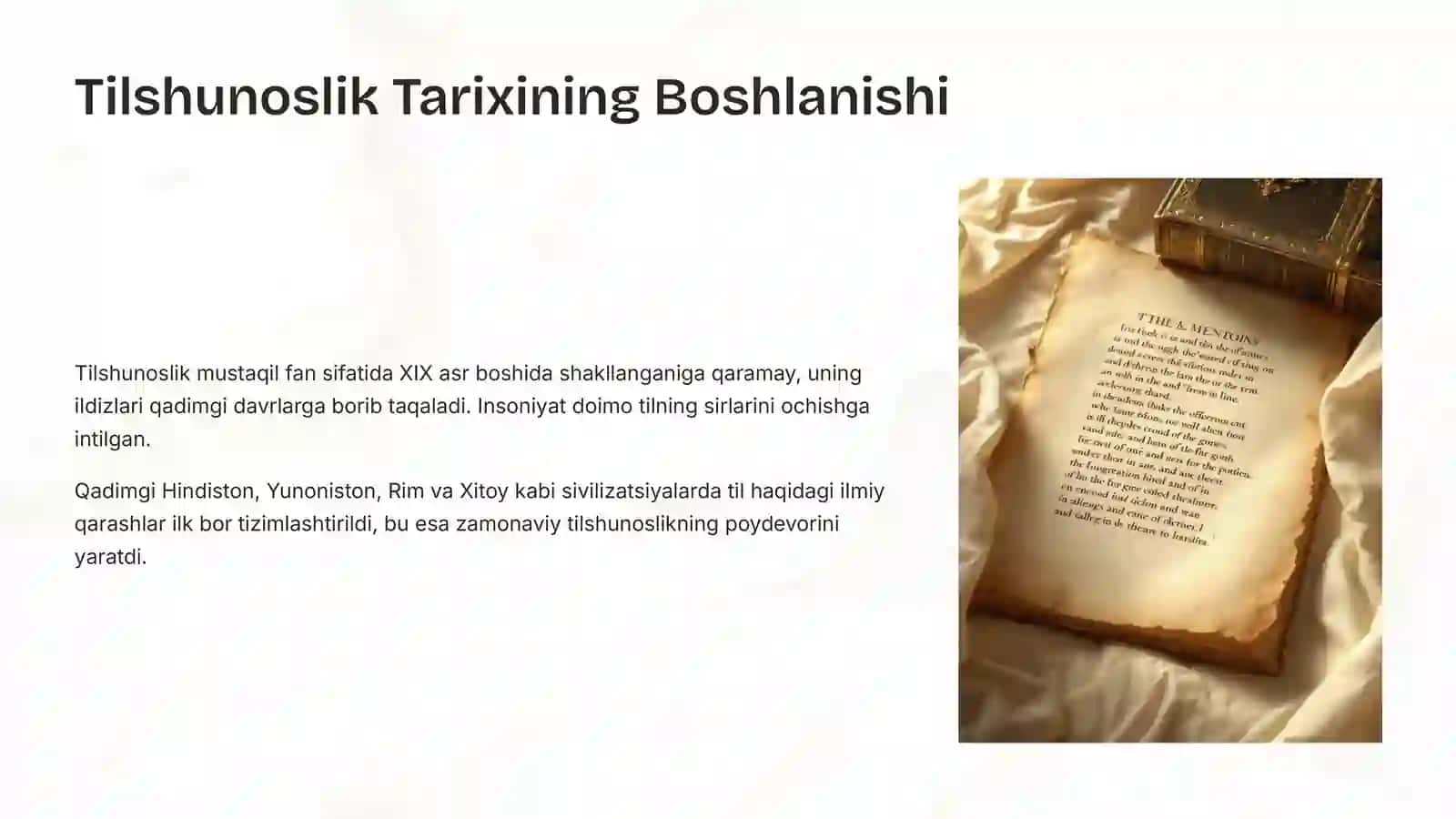 Tilshunoslik Fanining Asoschilari 2