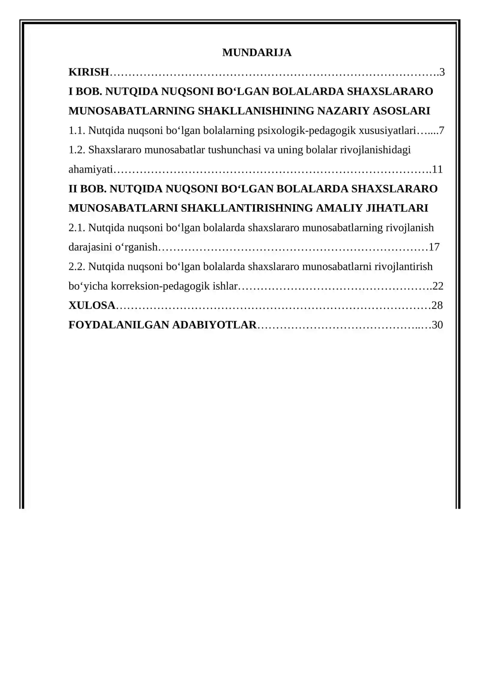 Nutqida nuqsoni bo'lgan bolalarda shaxslararo munosabatlarning shakillanishi 2