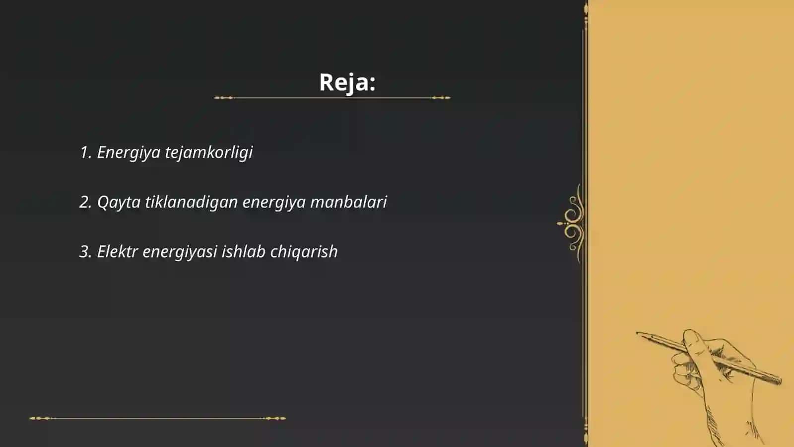 Energetik Resrus Globallashuvda 2