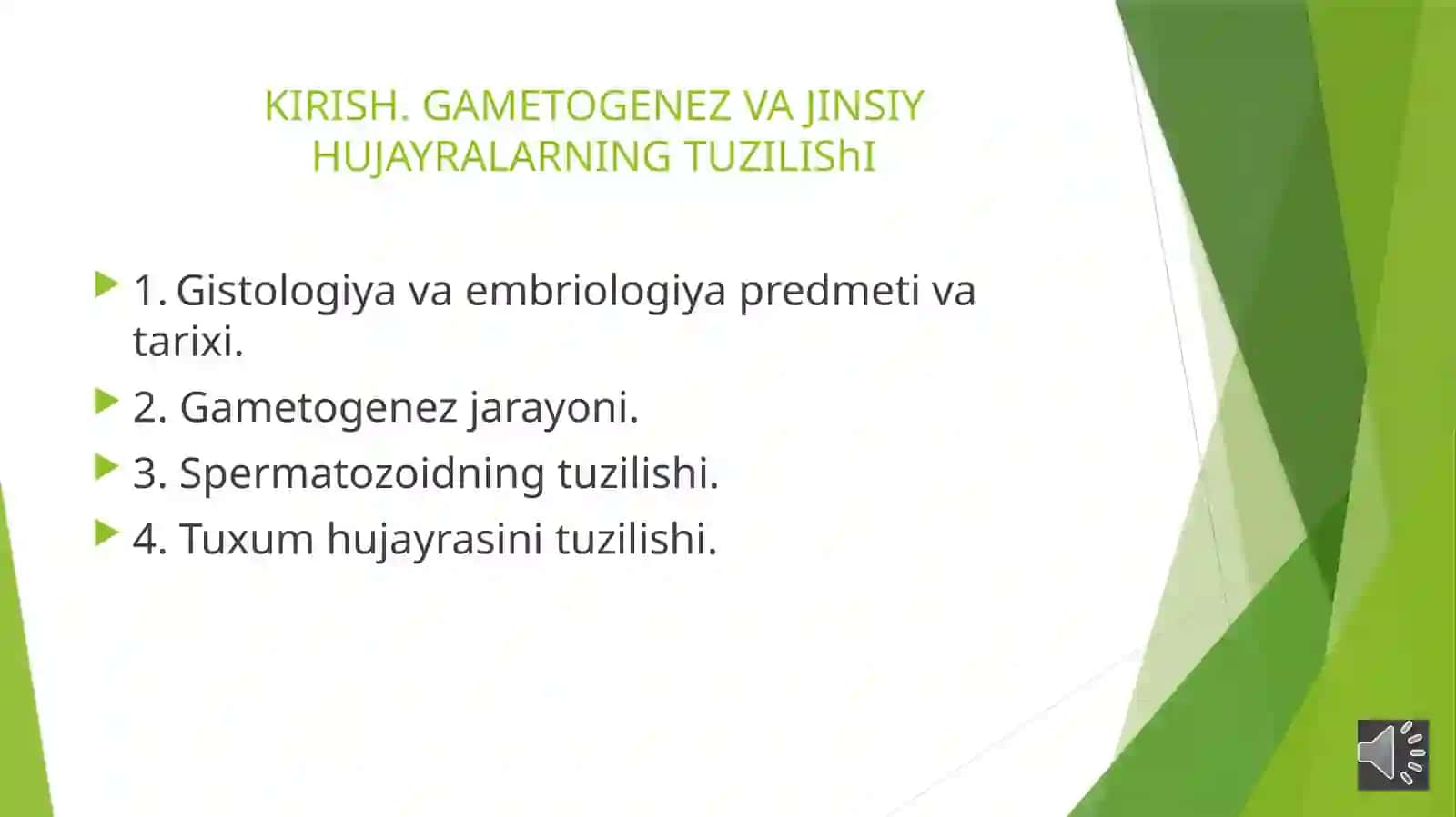 GAMETOGENEZ VA JINSIY HUJAYRALARNING TUZILIShI 2