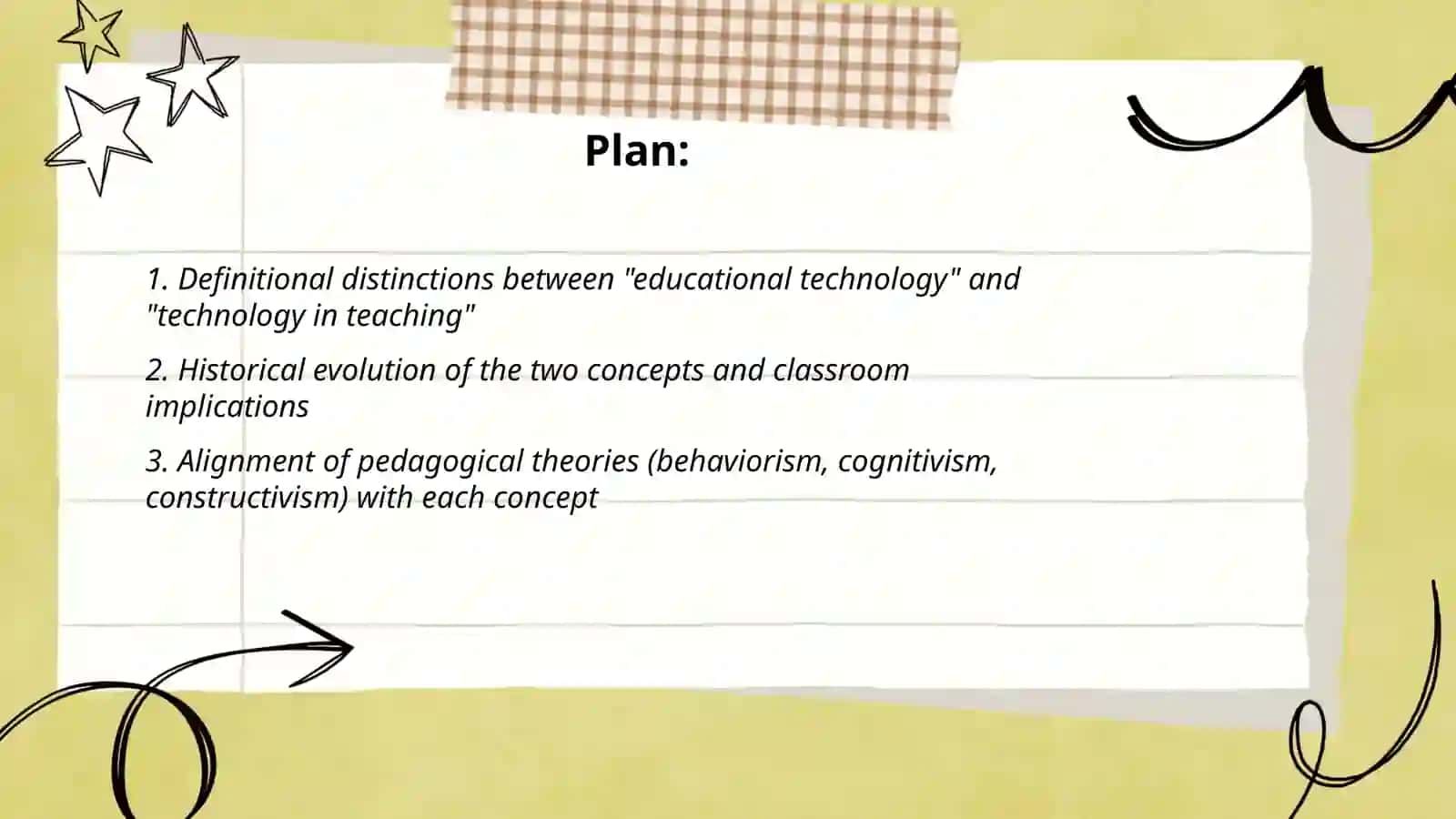 Educational Technology vs "Technology of Teaching": Theoretical Distinctions and Classroom Implications 2