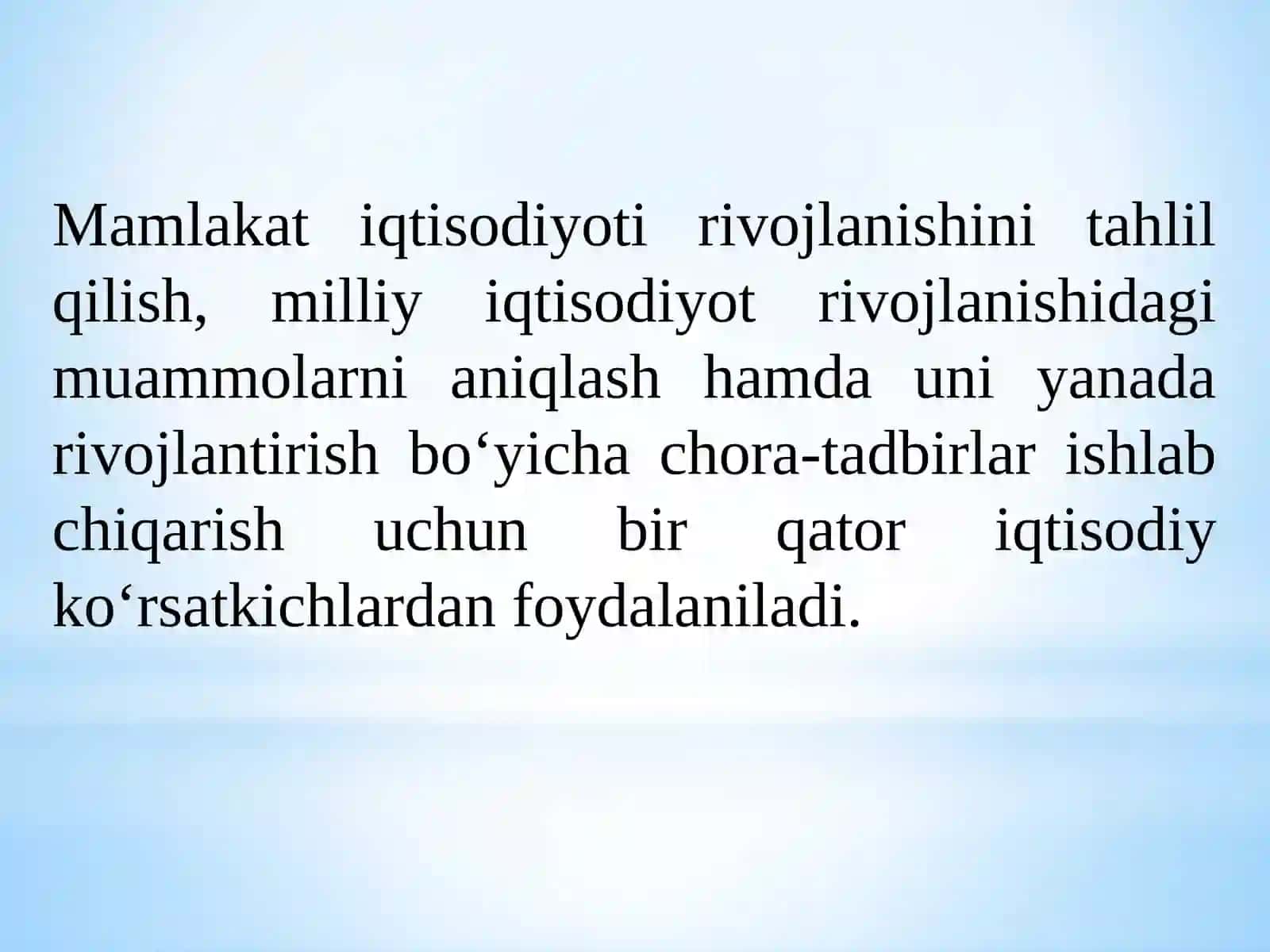 ASOSIY MAKROIQTISODIY KO‘RSATKICHLAR VA ULARNI HISOBLASH 2