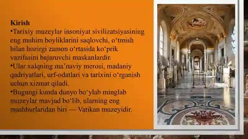 Tarixiy muzeylar Vatikan muzeyi 2