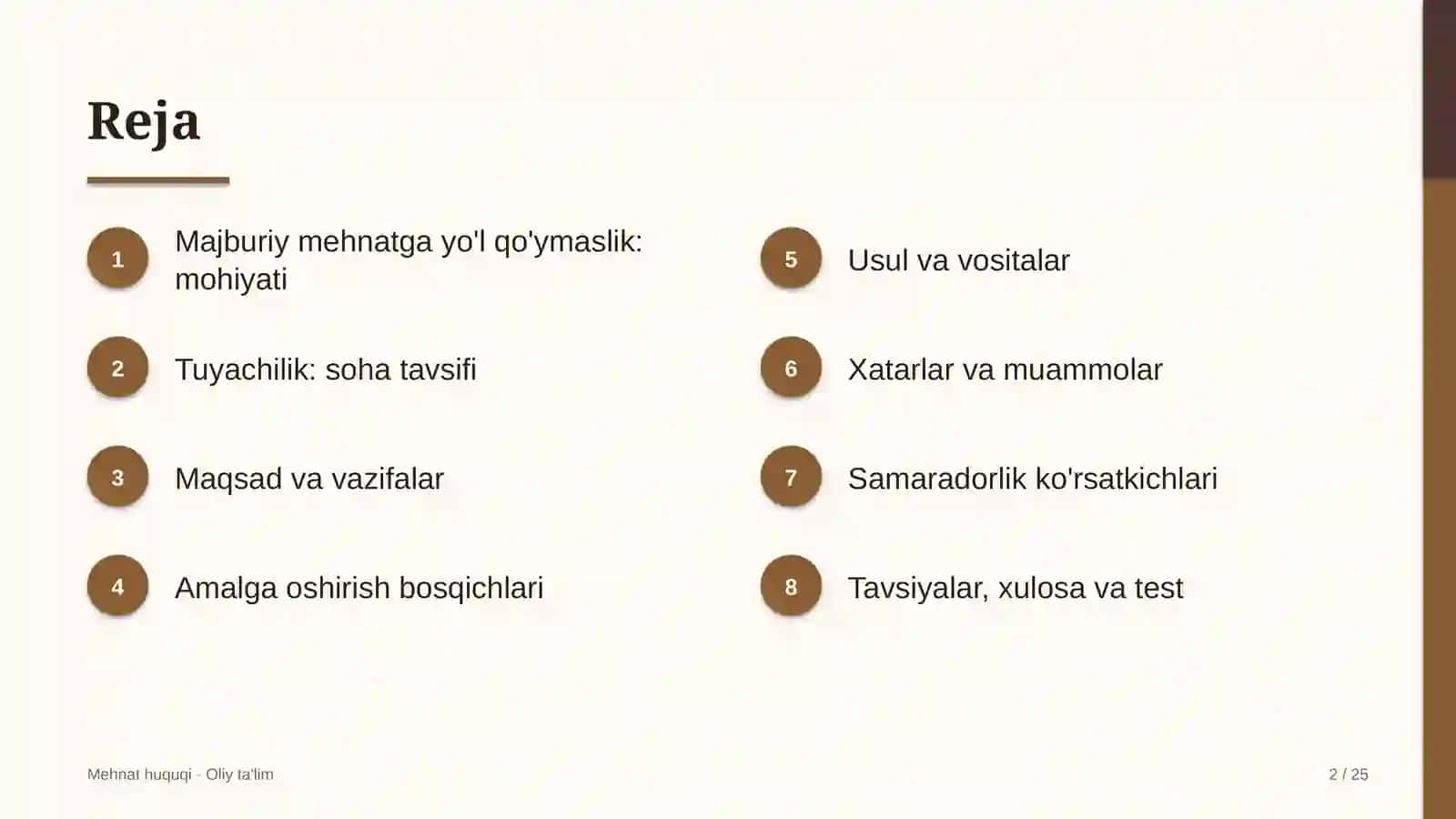 tuyachilikda majburiy mehnatga yo'l qo'ymaslik 2213 2