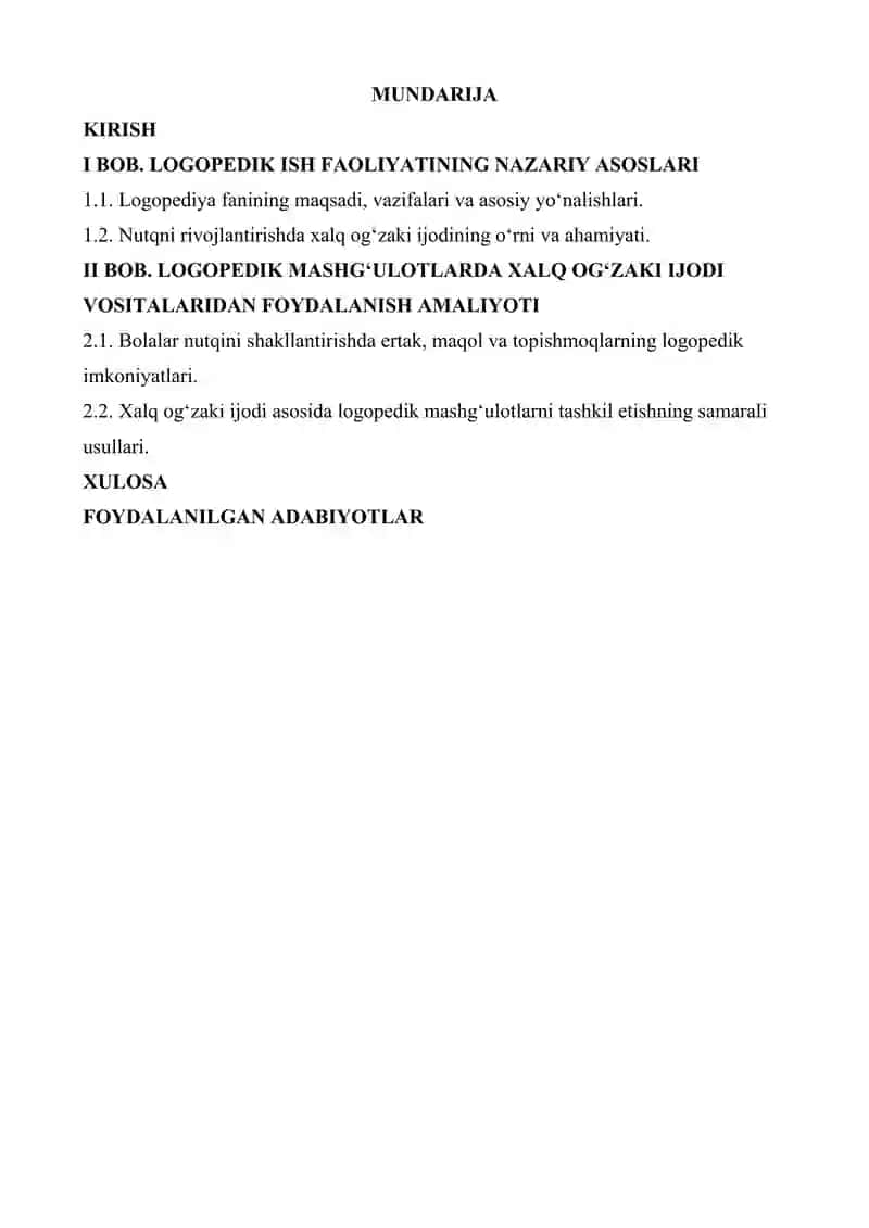 Logopedik ish faoliyatida xalq og'zaki ijodi vositalaridan foydalanish 2