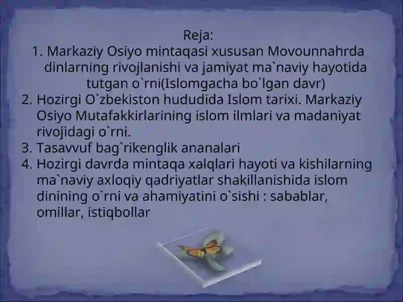 Islomiy Qadriyatlar va Hozirgi Zamon 2