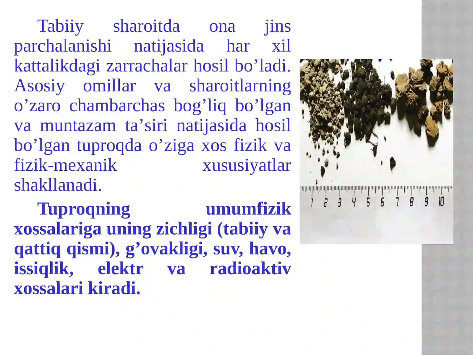 Tuproqning fizik xossalari 2