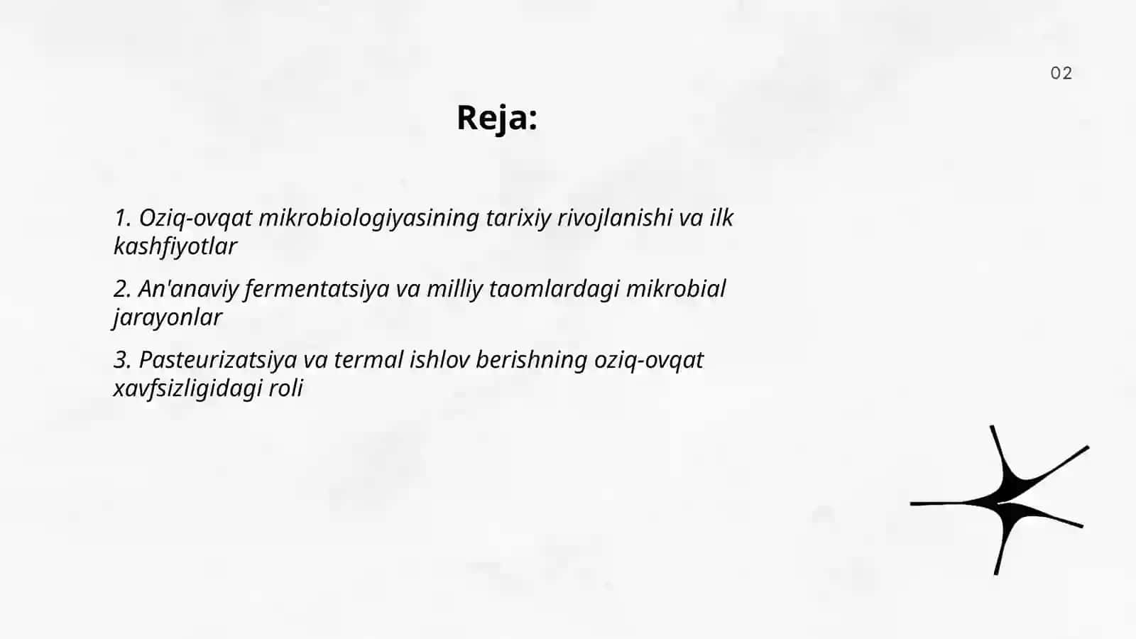 Oziq-ovqat mikrobiologiyasi oʻtmishda va hozir kelajakda 2