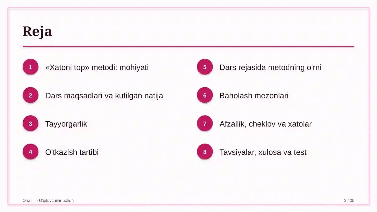 ona tili darslarida xatoni top metodidan foydalanish 3710 2