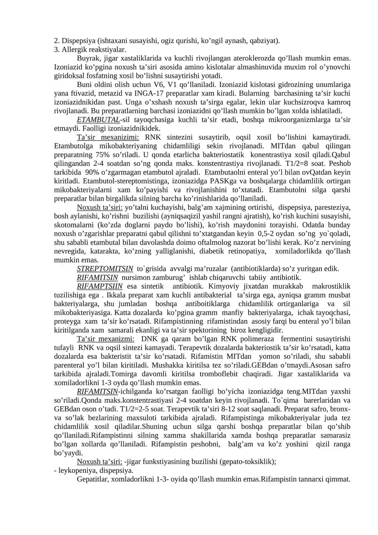 Sil va zaxmga qarshi dori vositalari 2