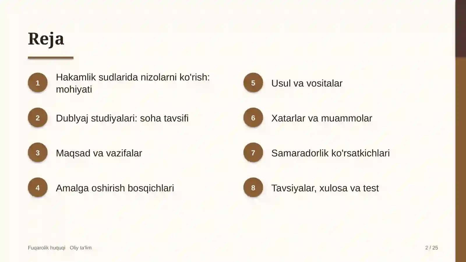 Dublyaj studiyalarida hakamlik sudlarida nizolarni ko'rish 2