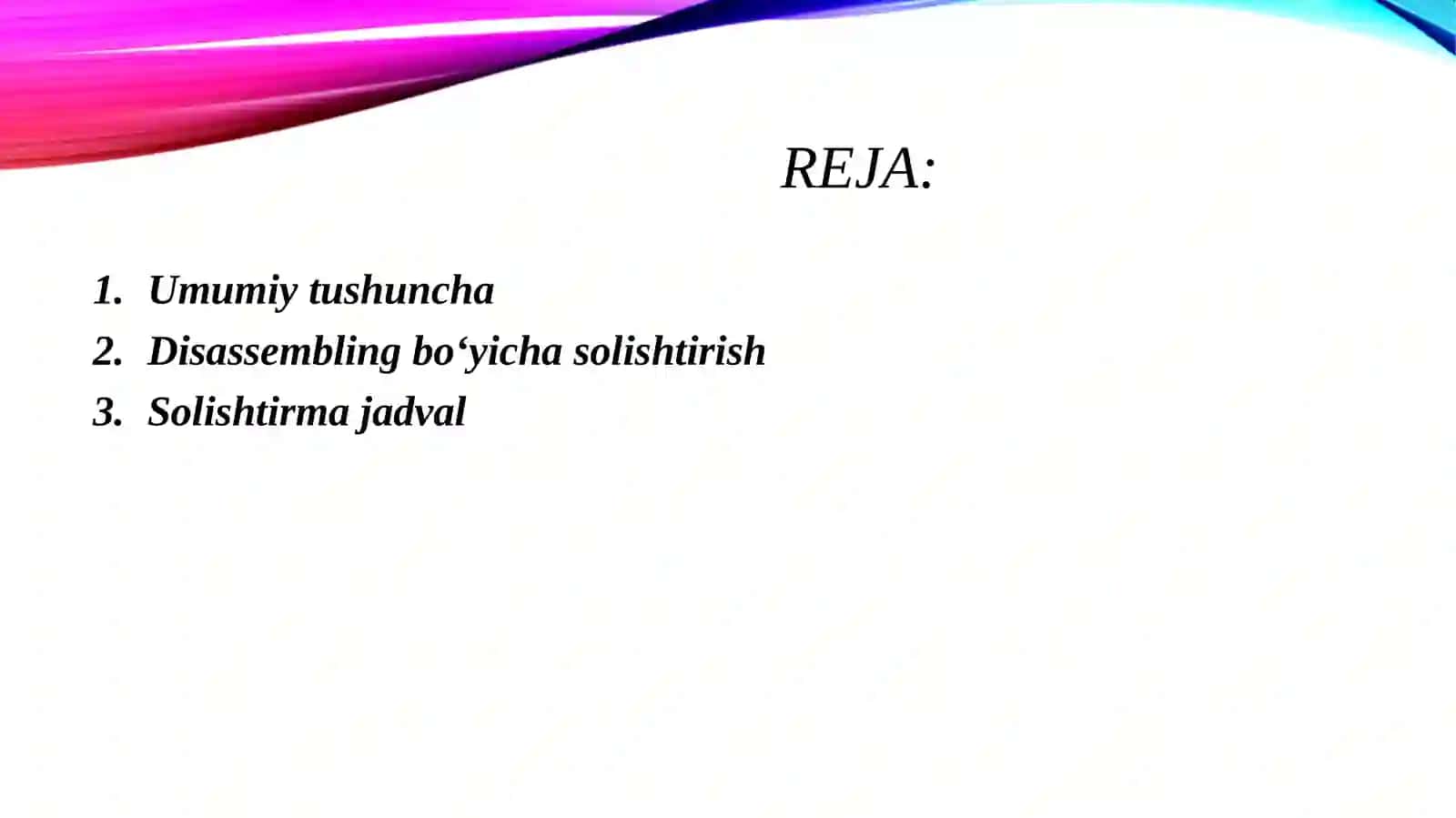 Ghidra / IDA / Binary Ninja: deassembling va dekompilyatsiyani solishtirish 2