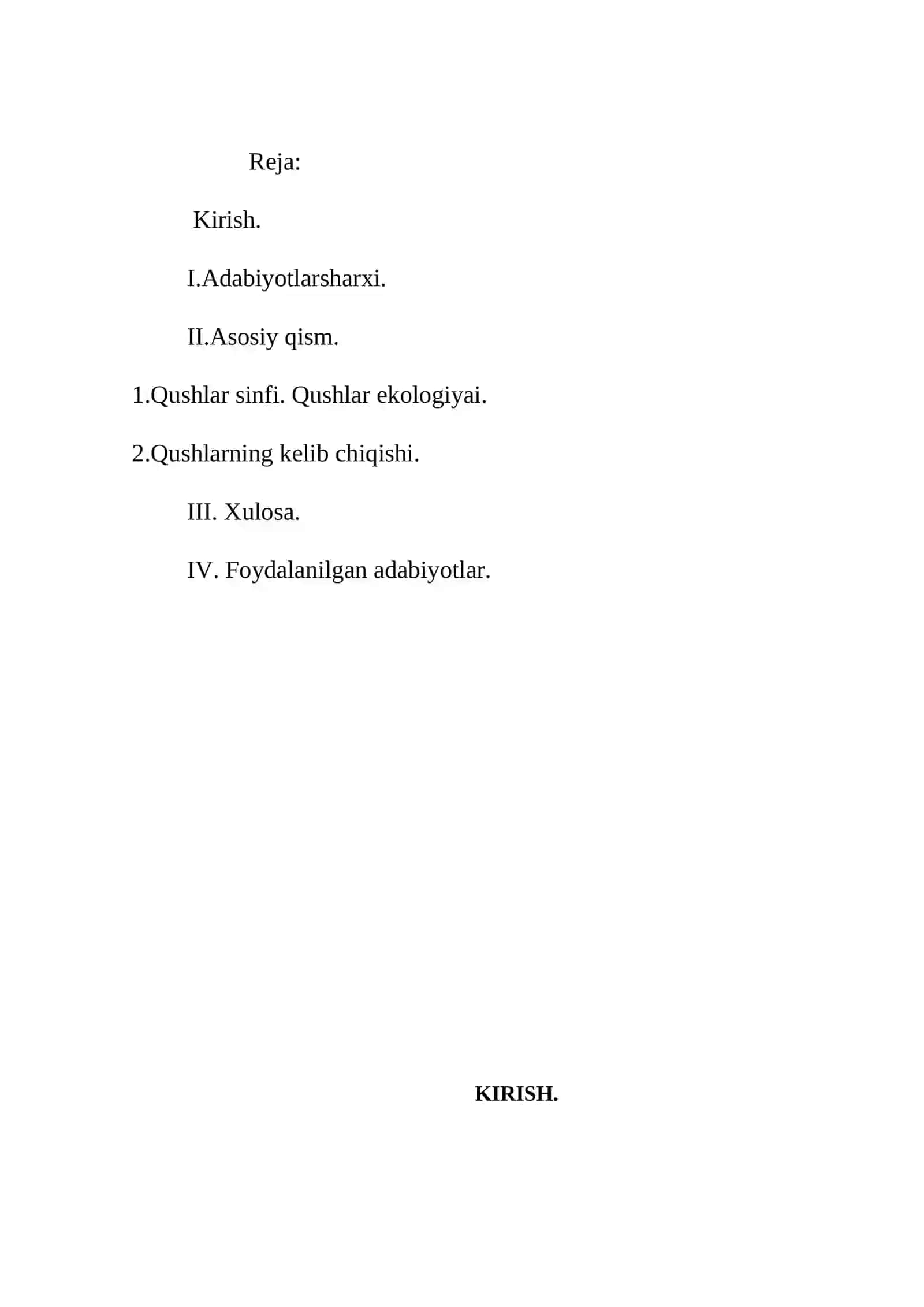 Qushlarning kelib chiqishi va evalyutsiyasi 2