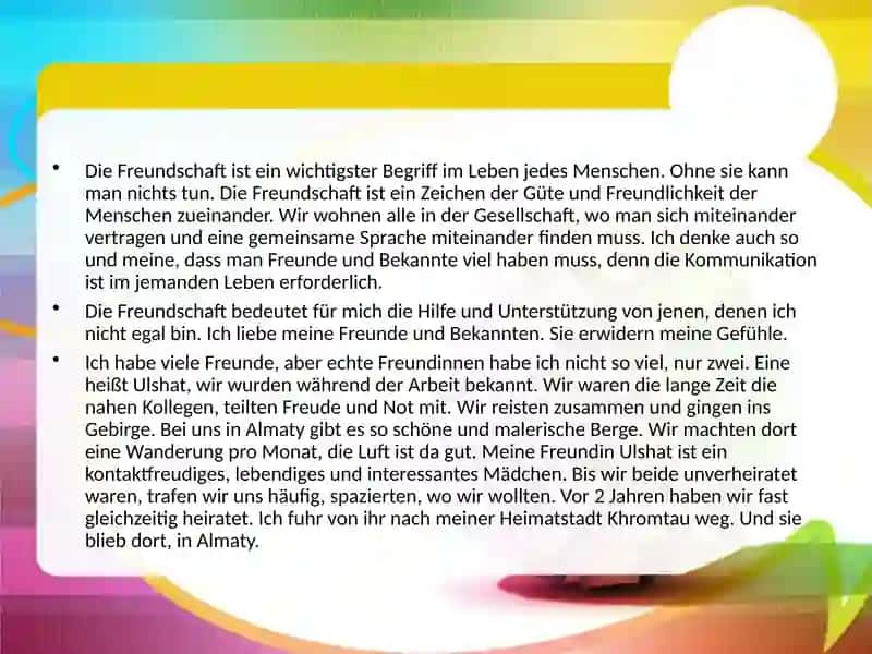 Die Freundschaft 2