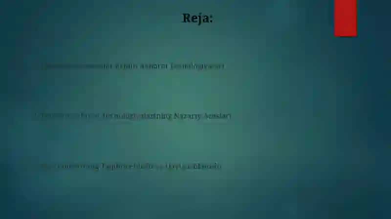 Tibbiyotda axborot texnologiyalari nazariy asoslari 2