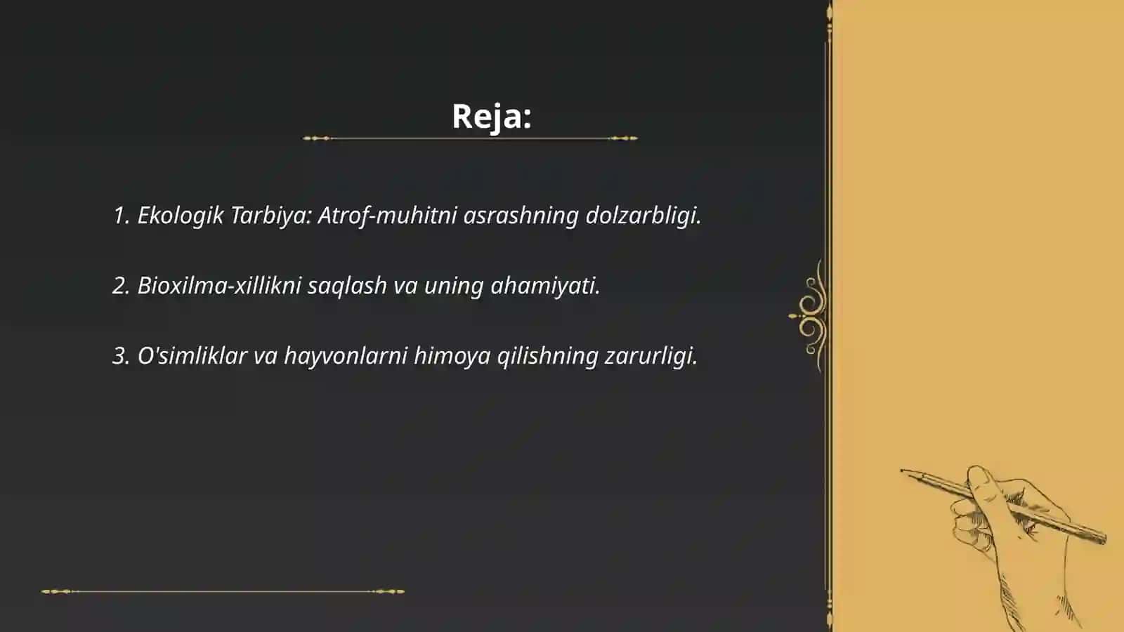 Ekologik Tarbiya 2