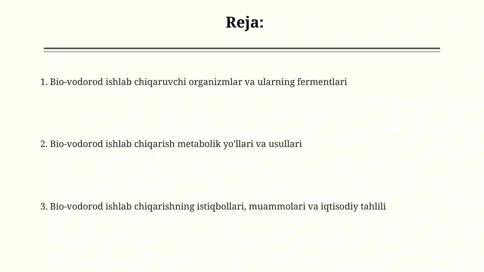 Biovodorod ishlab chiquvchi organizmlar va ularning fermentlari 2