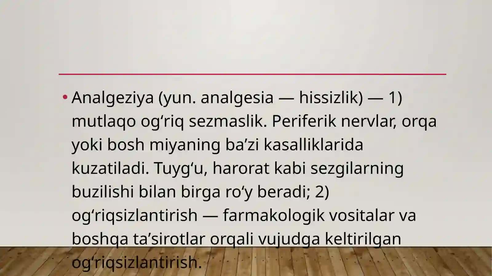 Analgeziyaqiladigan vositalar 2