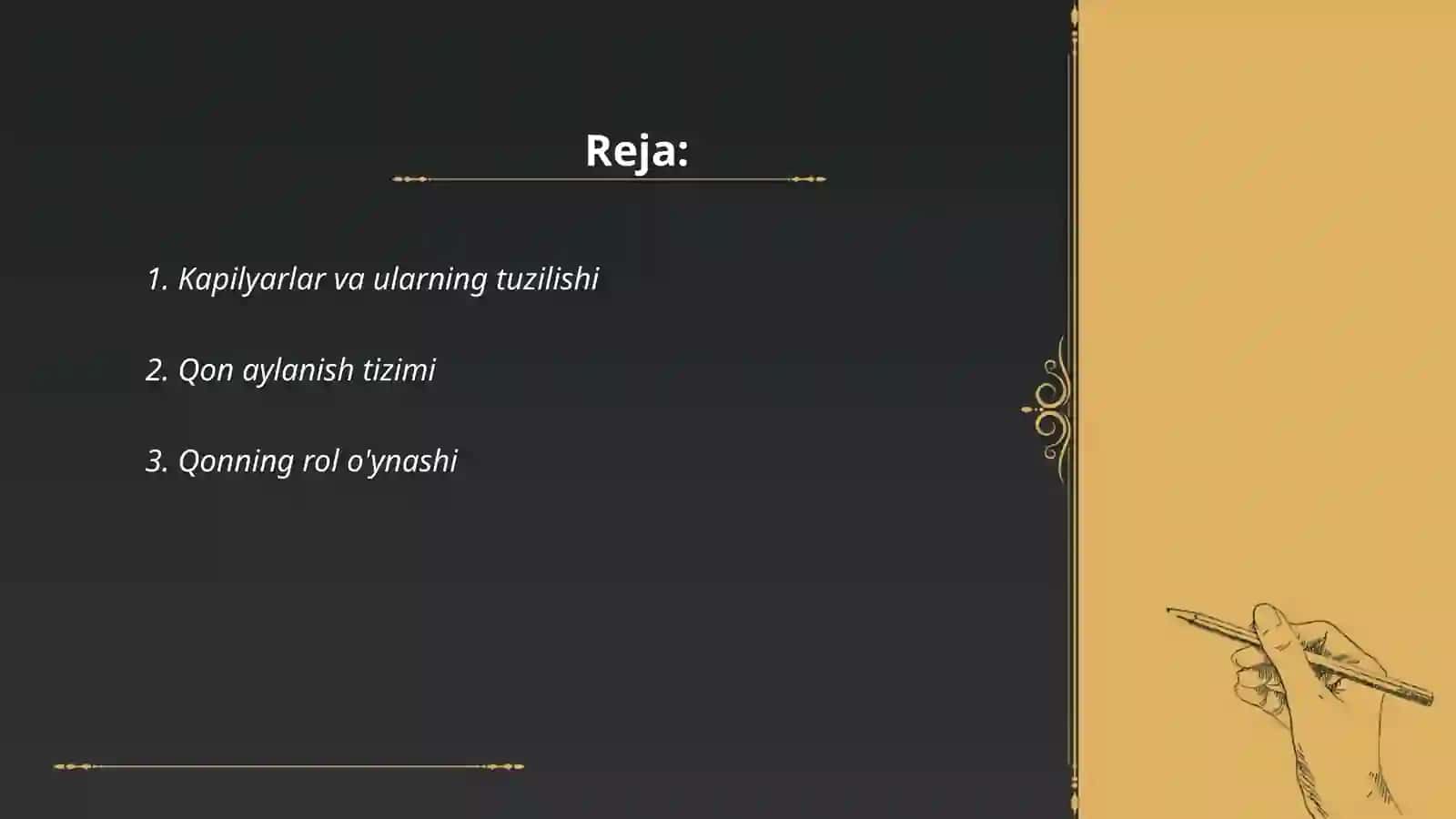 Kapilyarlardagi qon aylanish 2