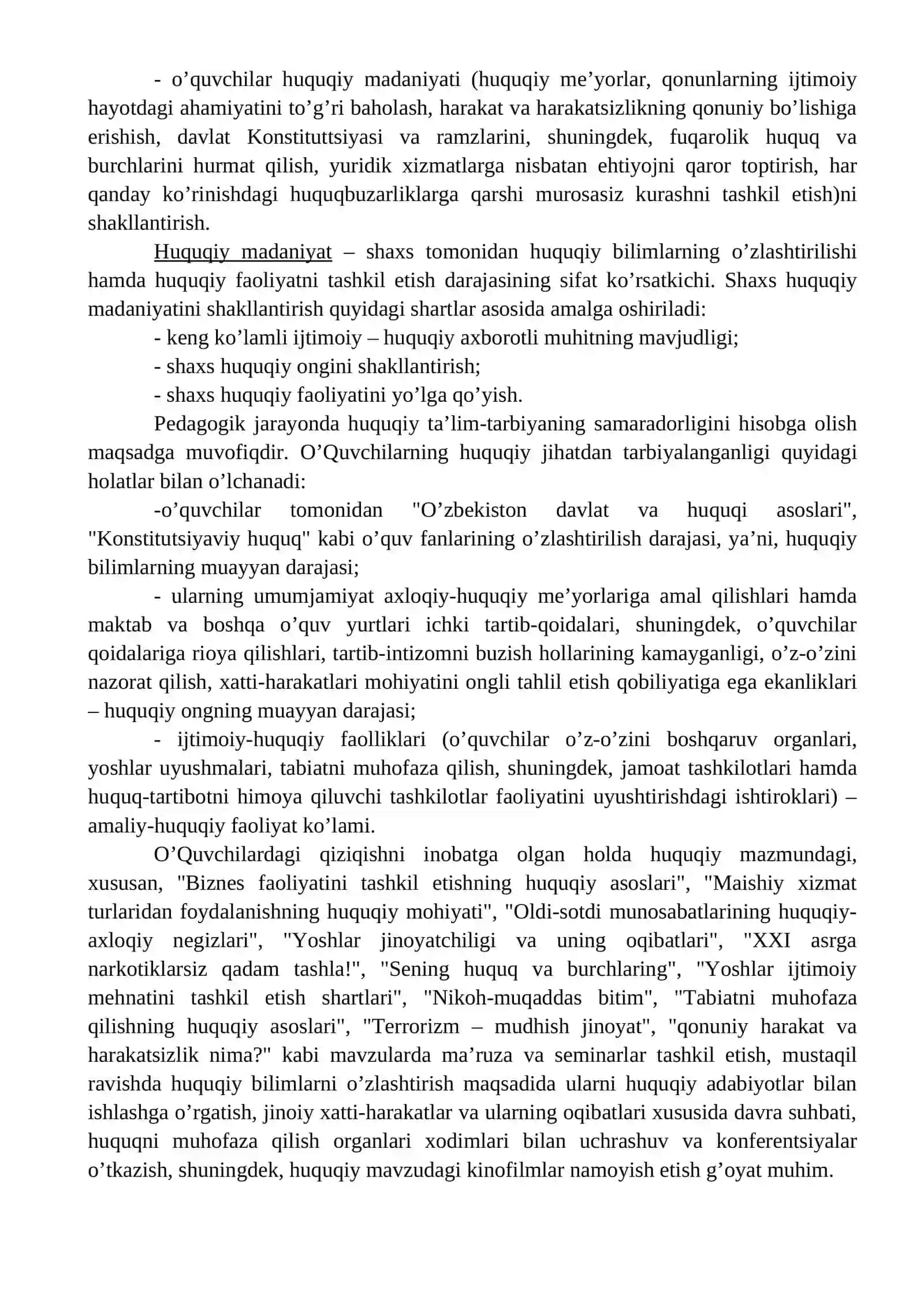 Boshlang’ich sinflarda huquqiy tarbiya 2