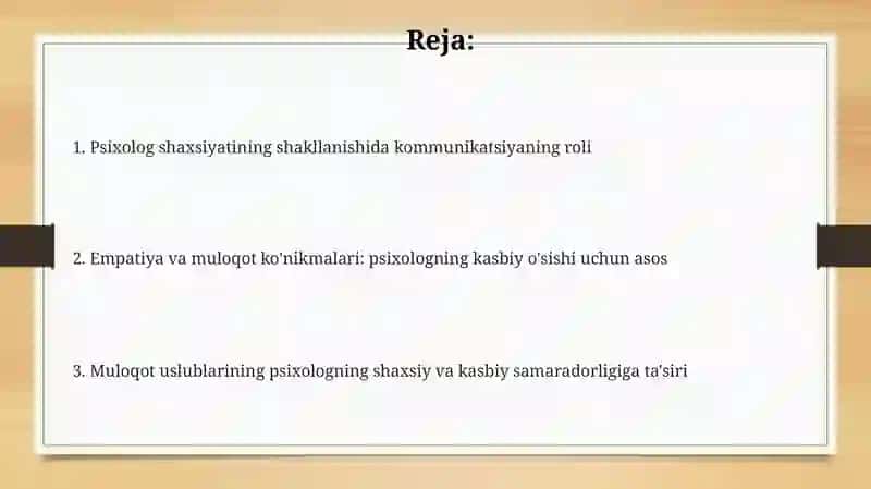 Muloqotning ahamiyati 2
