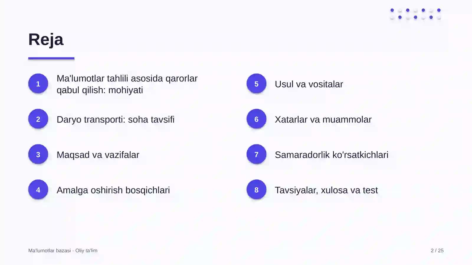 daryo transportida ma'lumotlar tahlili asosida qarorlar qabul qilish 8686 2