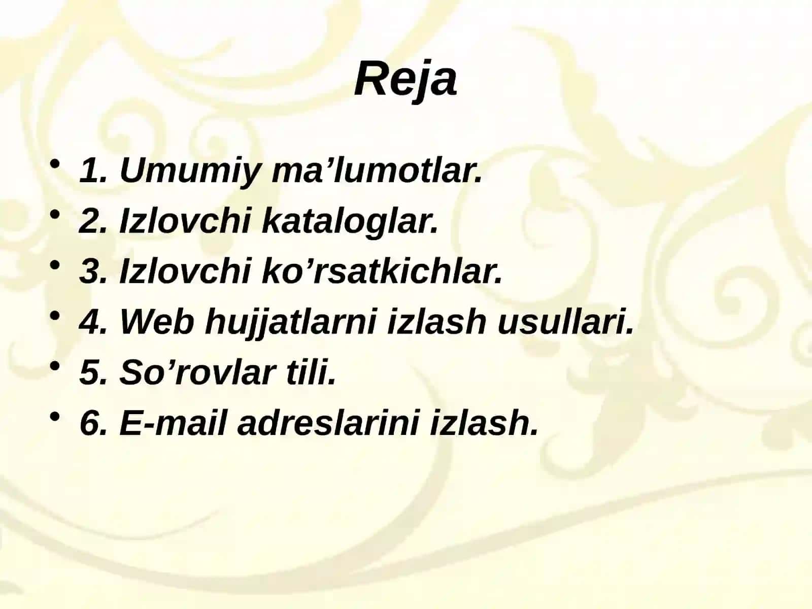 E-mail va internetdan foydalanish 2
