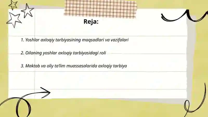 Yoshlar axloqiy tarbiyasi 2