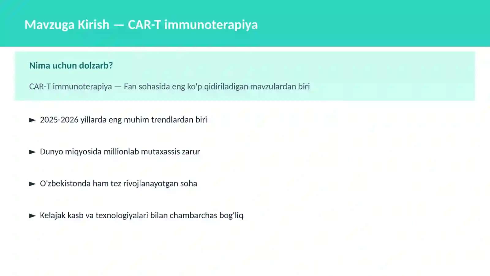 CAR-T immunoterapiya 2
