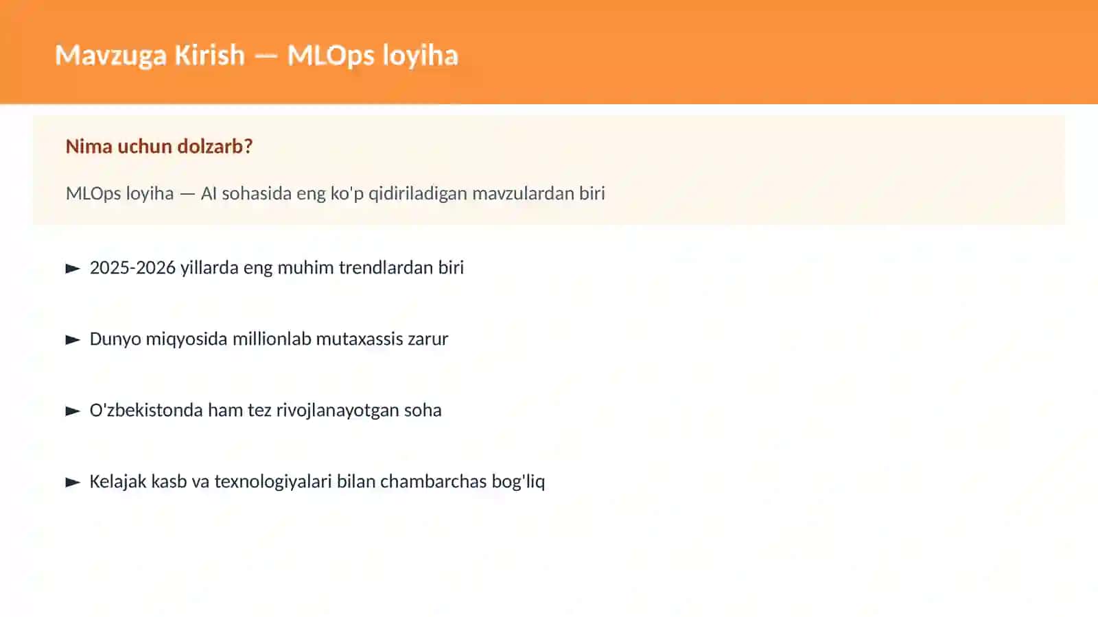 MLOPS VA AI INFRASTRUKTURA 2