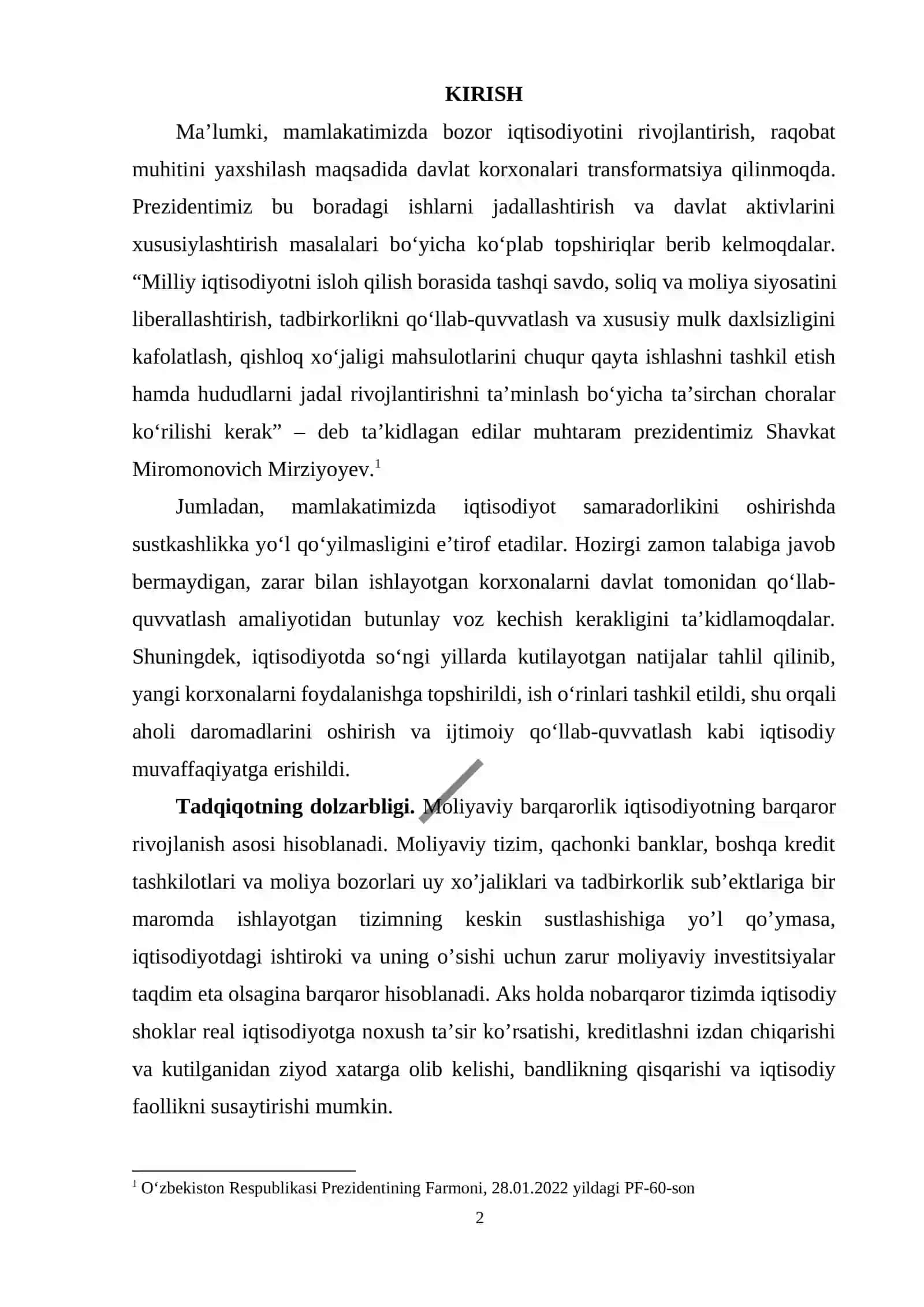 MОLIYАVIY NАTIJАLАR VА MОLIYАVIY BАRQАRОRLIKNI IFОDАLОVСHI KО‘RSАTKIСHLАR TАHLILI 2