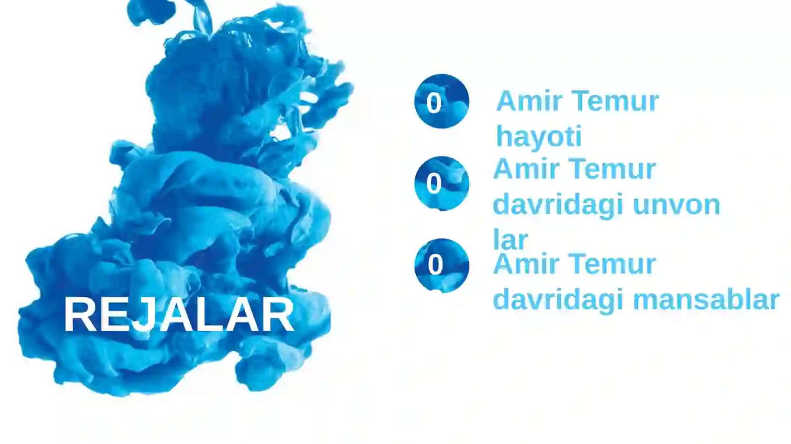 Amir Temur davridagi unvon va mansablar 2
