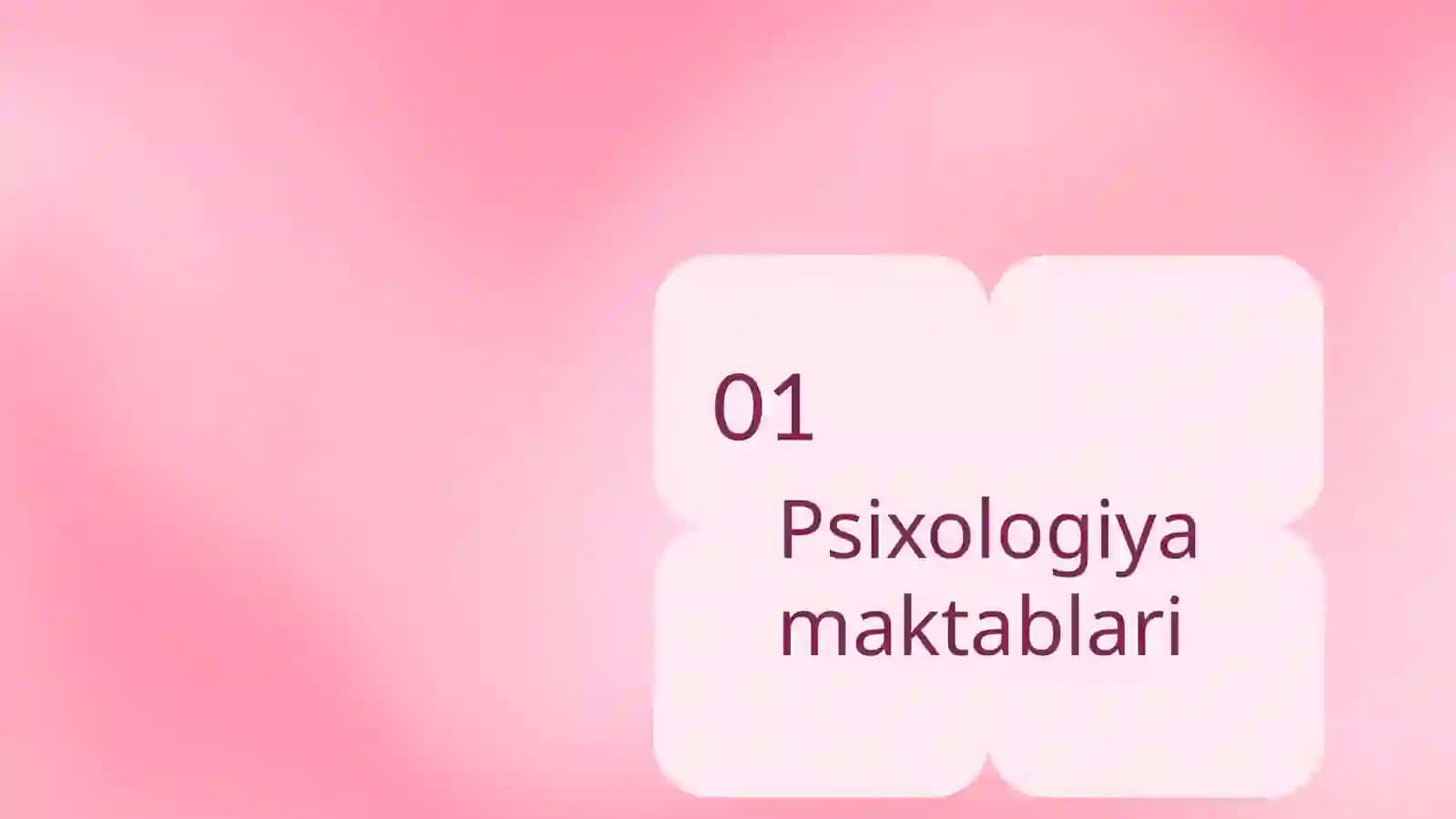 Psixologiya maktablari.Psixologiyaning tadqiqot metodlari 2