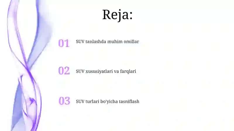 Suv omborlarning tasniflari 2